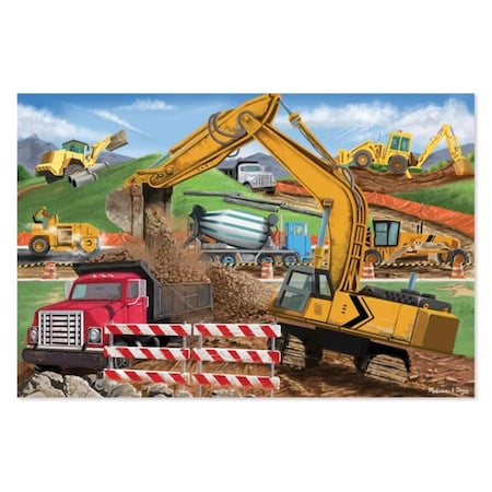 Melissaanddoug Melissa And Doug Building Site Floor Puzzle, 48 Piece 8900